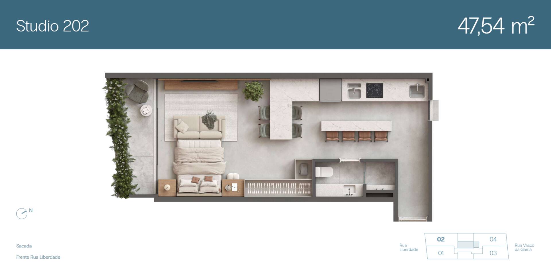 Apartamento à venda com 2 quartos, 77m² - Foto 20