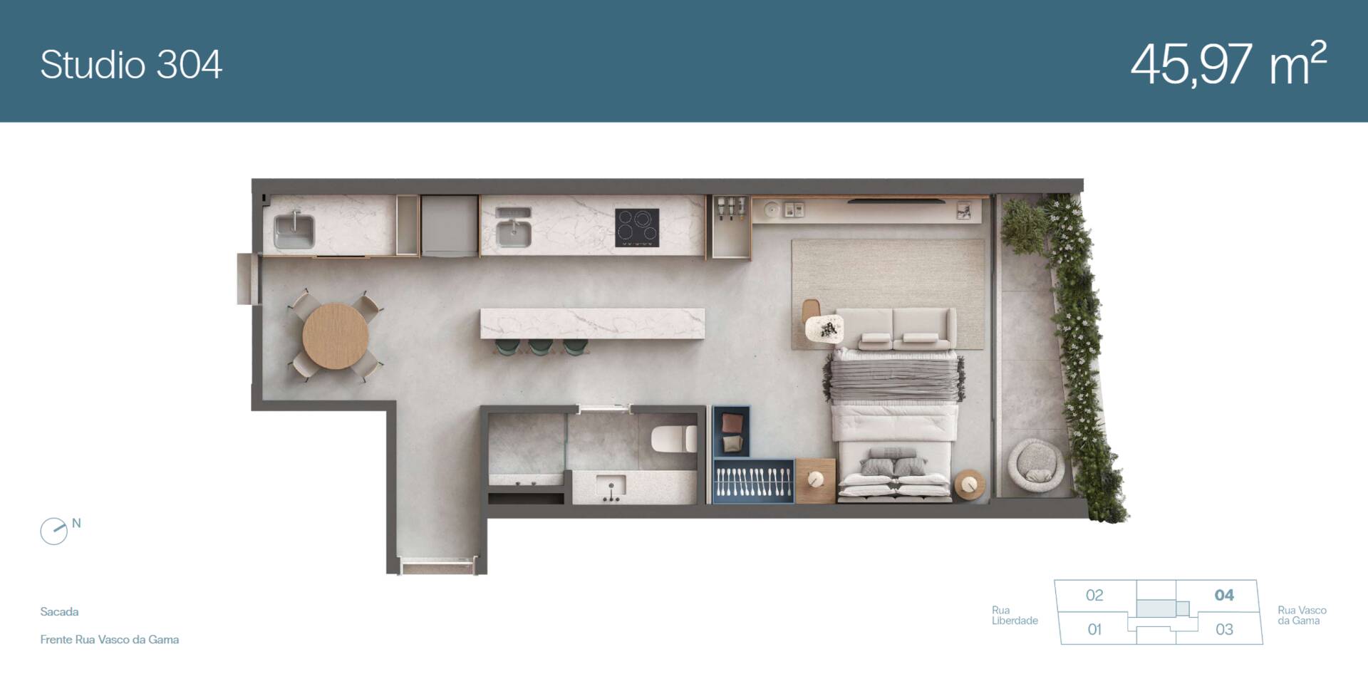 Apartamento à venda com 2 quartos, 77m² - Foto 27