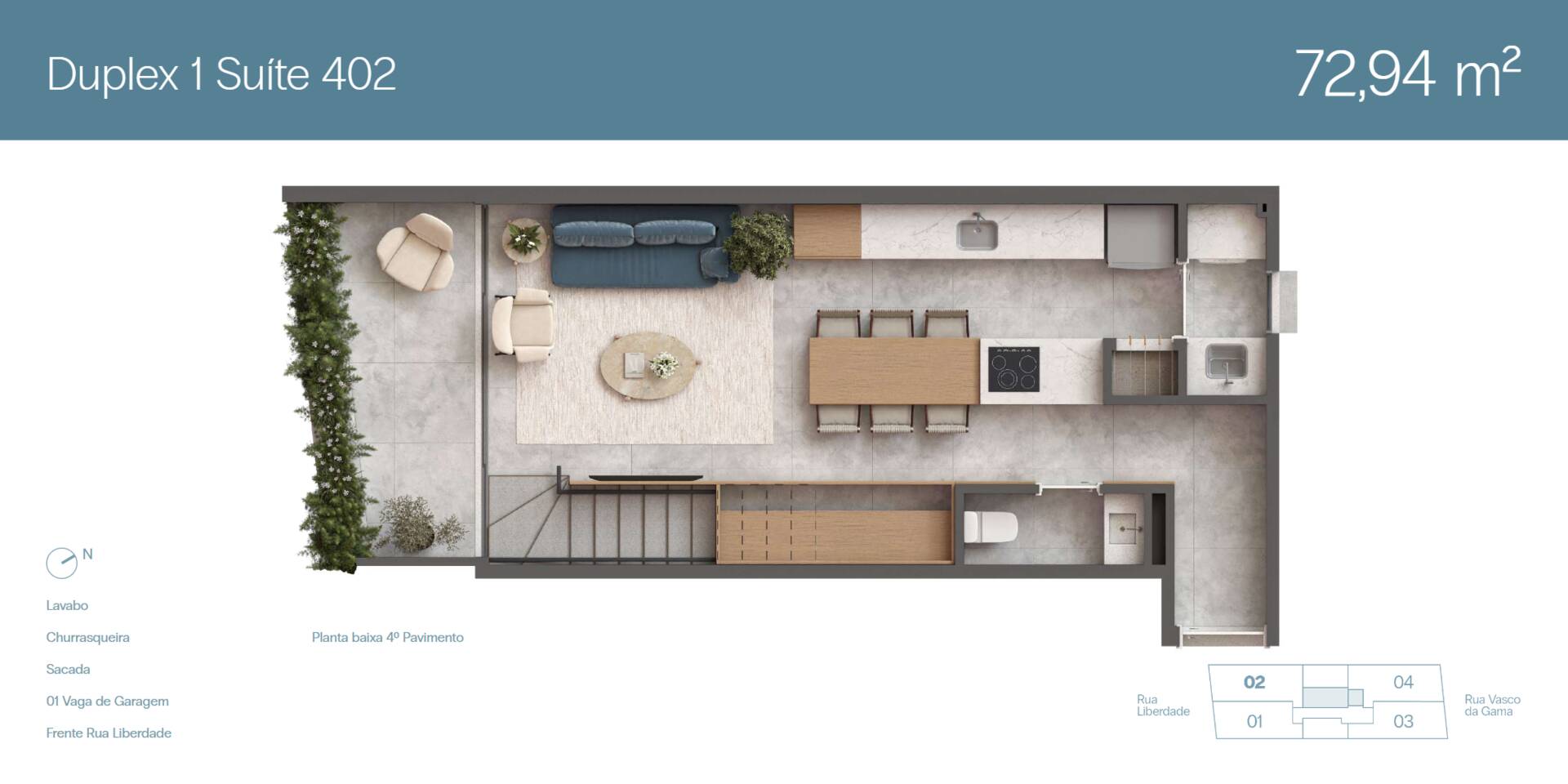 Apartamento à venda com 2 quartos, 77m² - Foto 30
