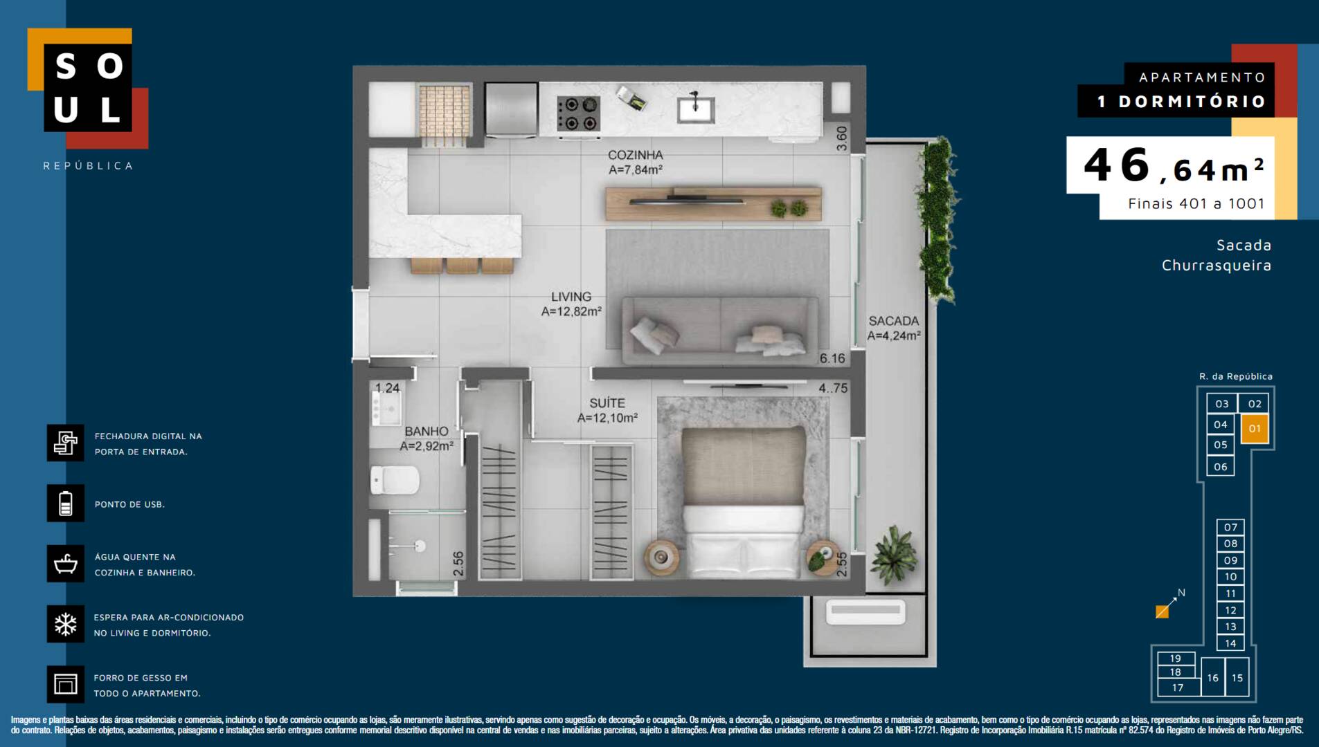 Apartamento, 1 quarto, 28 m² - Foto 22