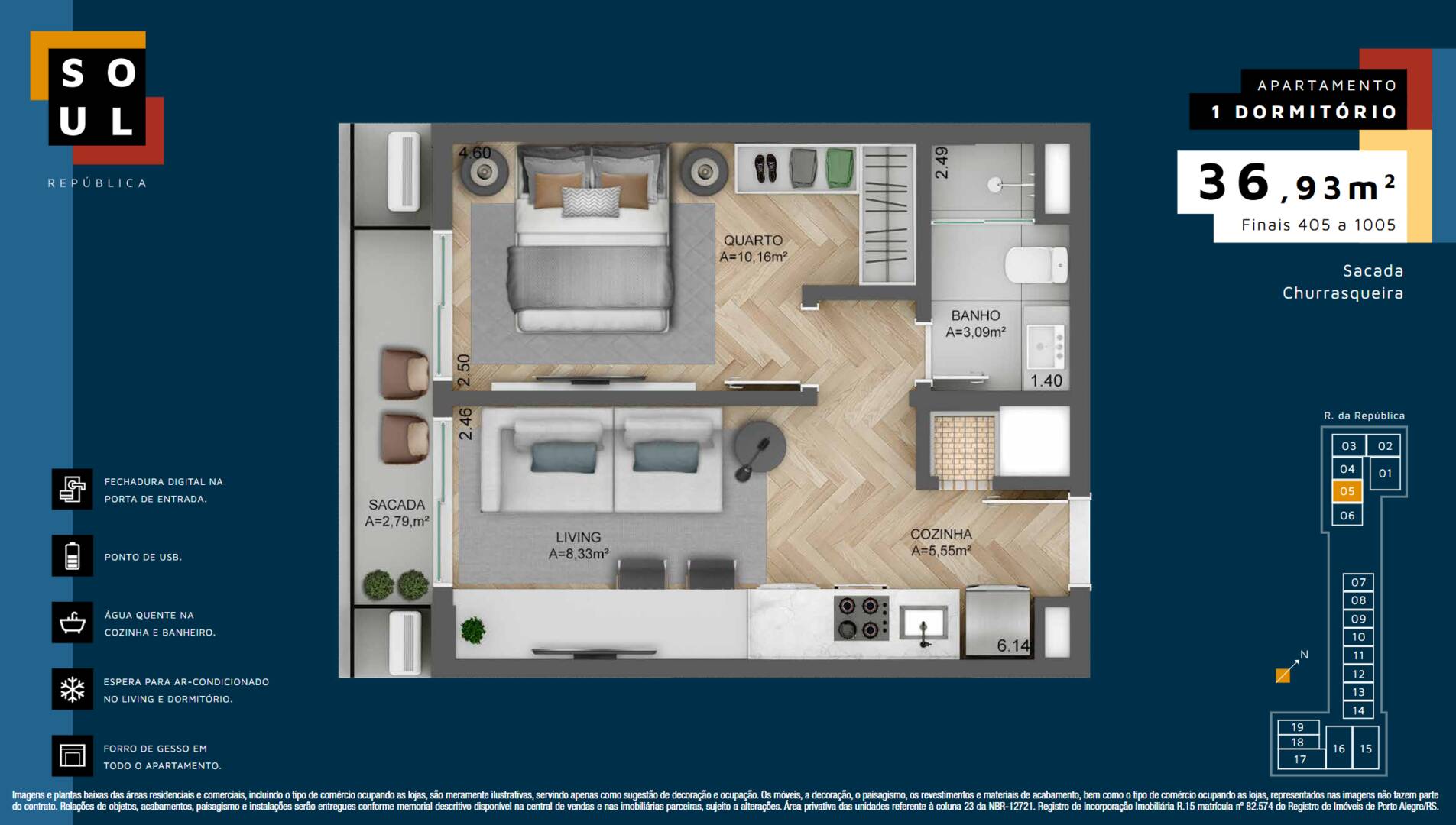Apartamento, 1 quarto, 28 m² - Foto 25