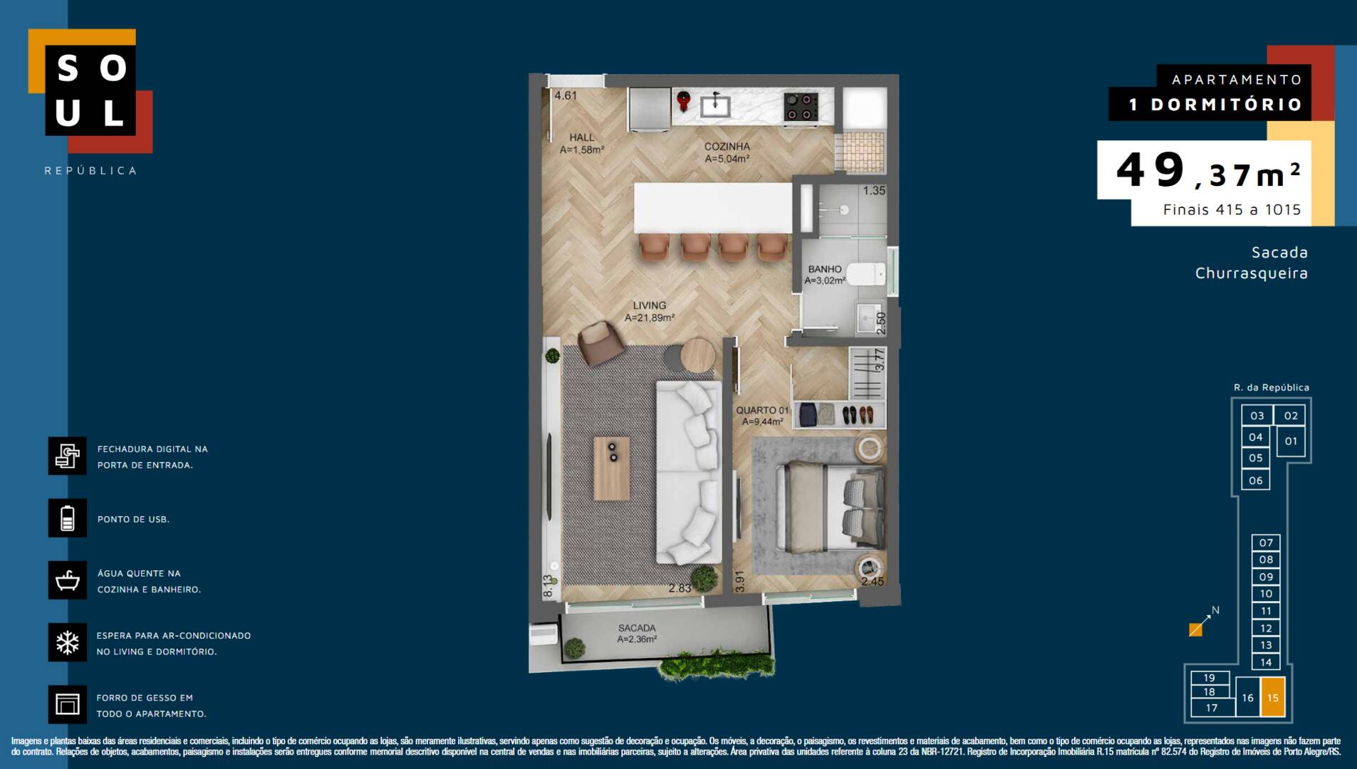 Apartamento, 1 quarto, 28 m² - Foto 26
