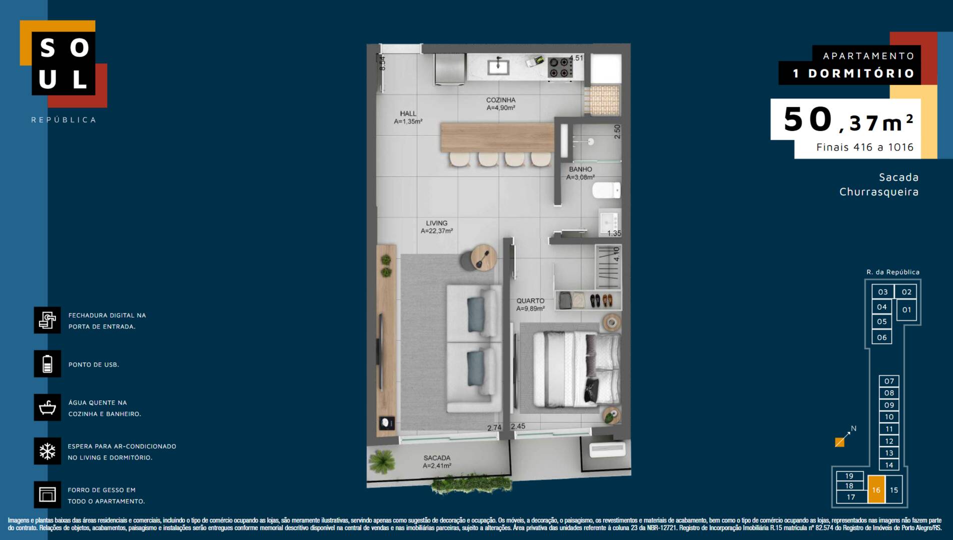 Apartamento, 1 quarto, 28 m² - Foto 27