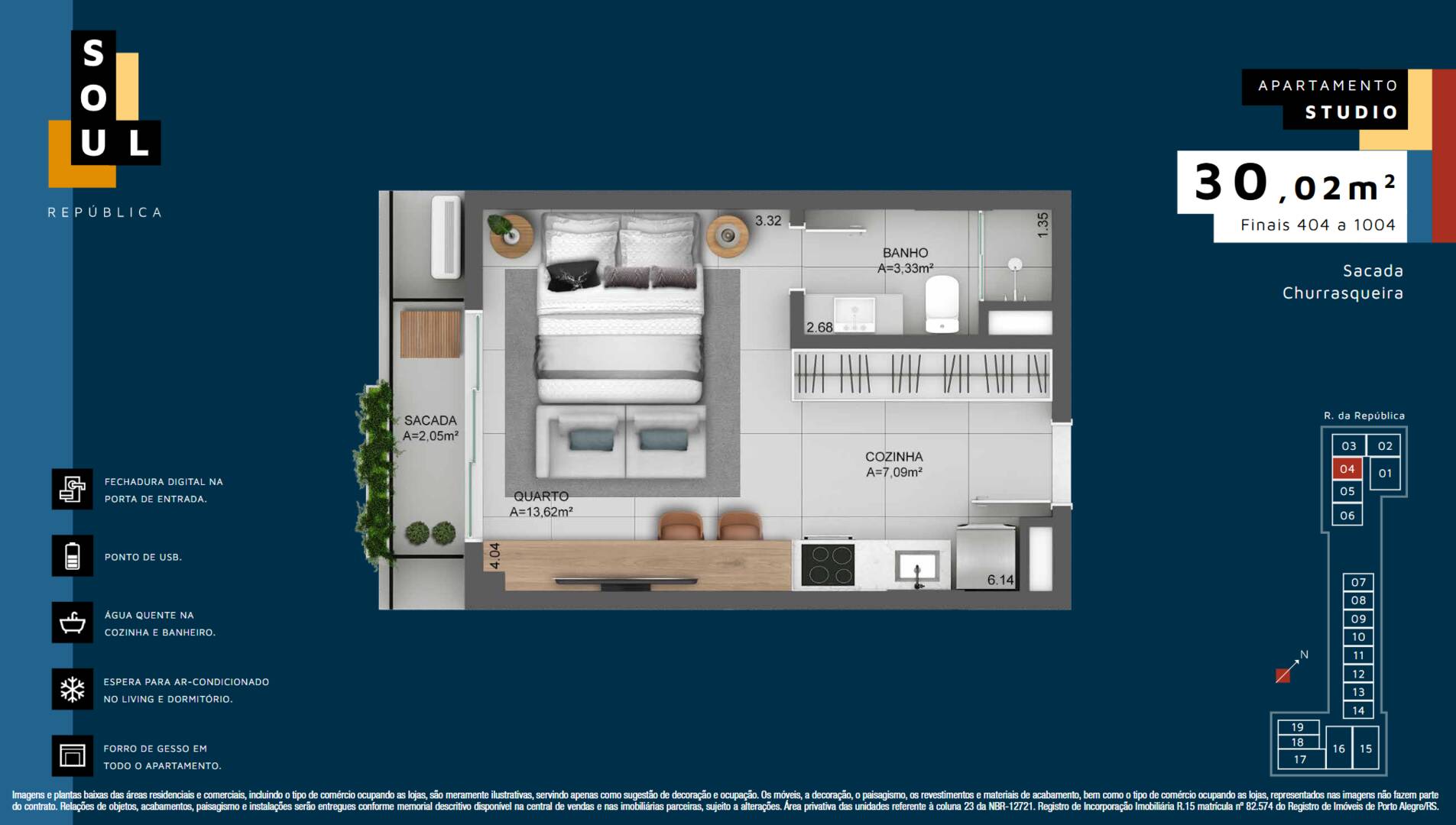 Apartamento, 1 quarto, 28 m² - Foto 29
