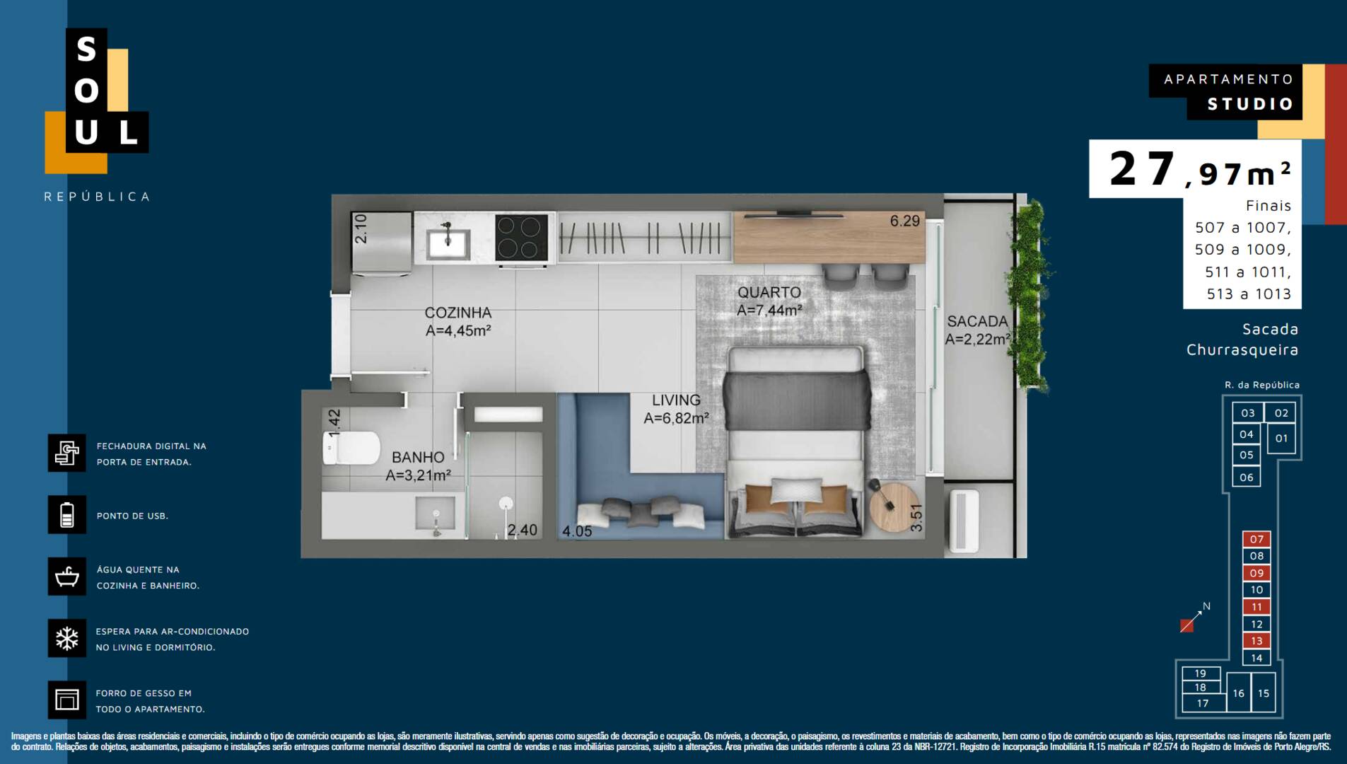 Apartamento, 1 quarto, 28 m² - Foto 31