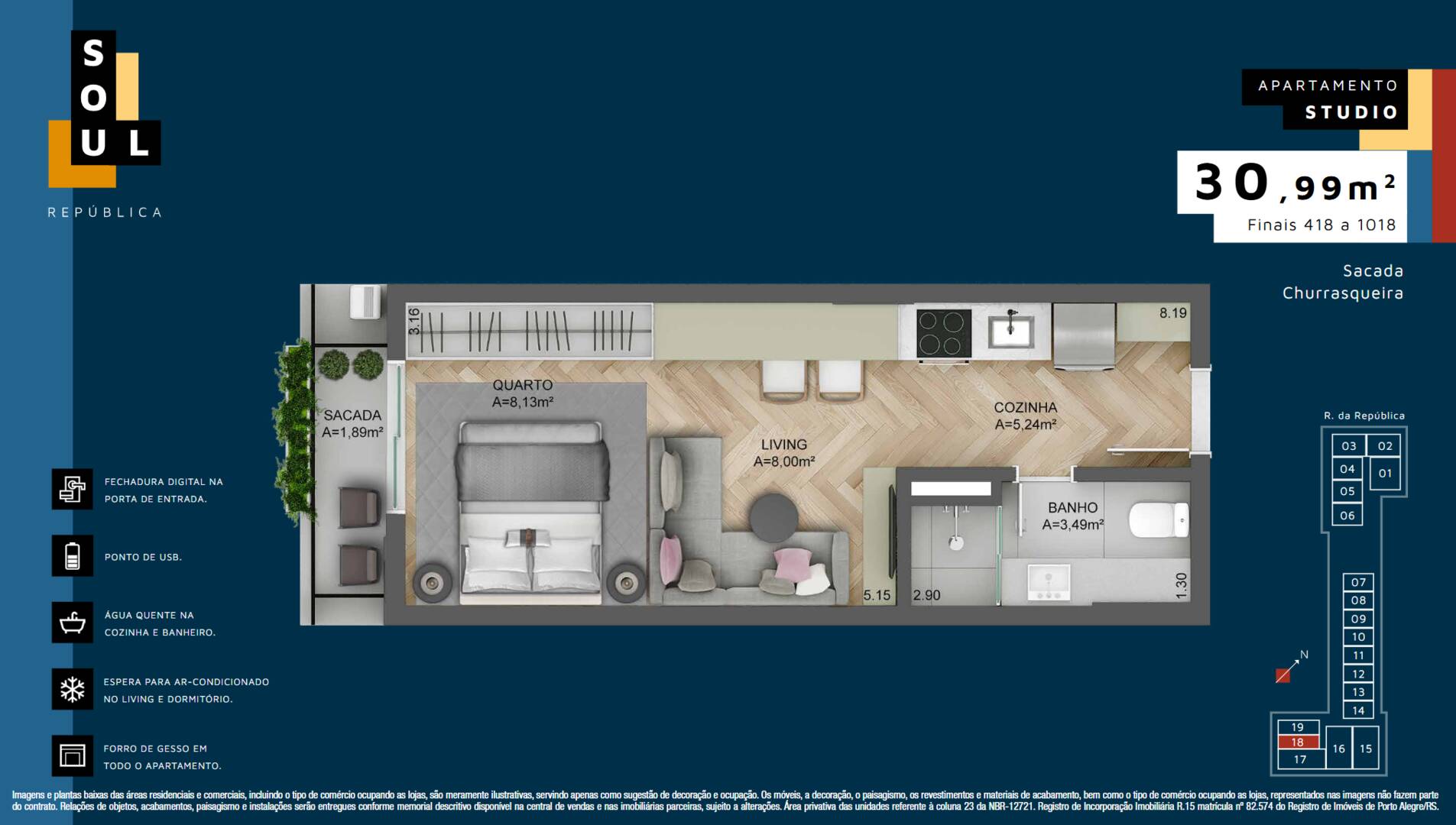 Apartamento, 1 quarto, 28 m² - Foto 32
