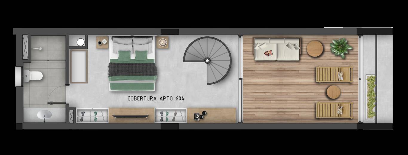 Apartamento, 1 quarto, 58 m² - Foto 25