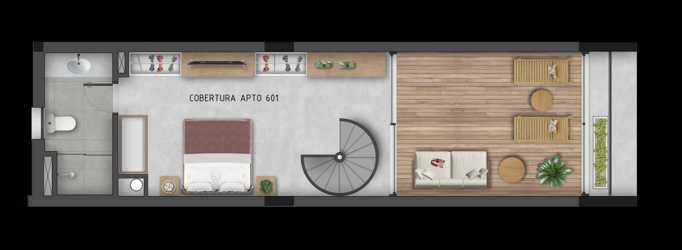 Apartamento, 1 quarto, 58 m² - Foto 27