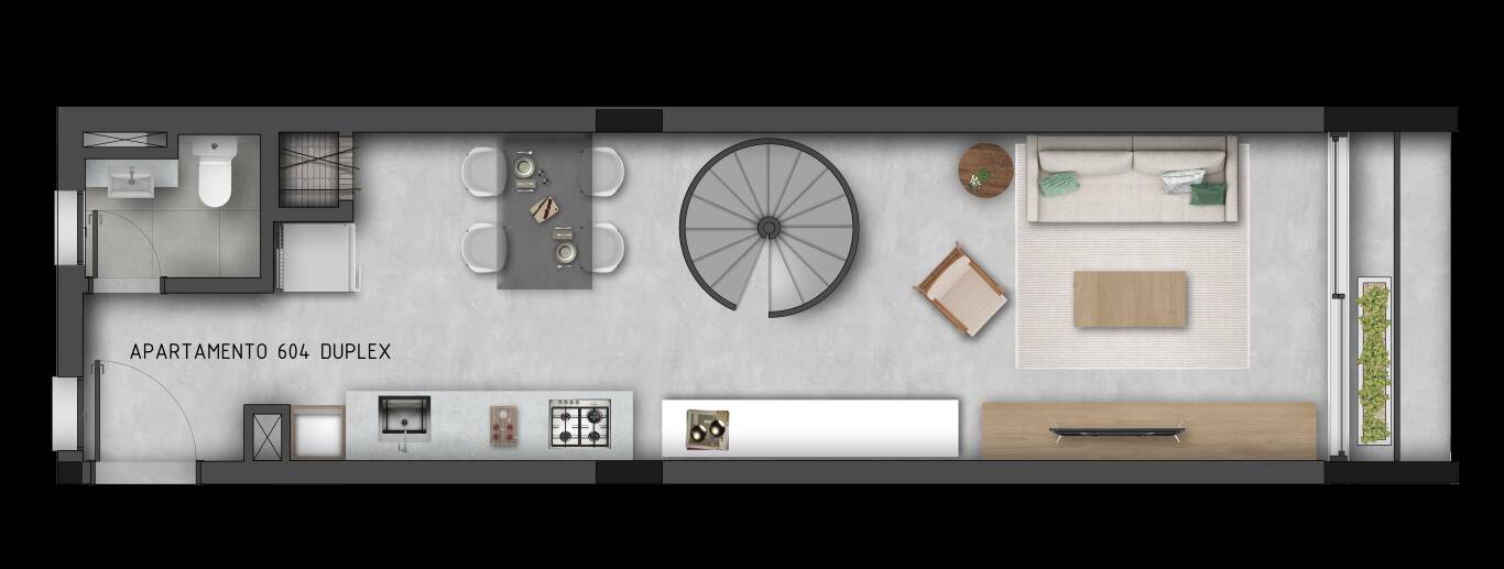 Apartamento, 1 quarto, 58 m² - Foto 24