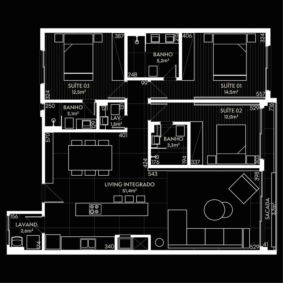 Apartamento, 3 quartos, 152 m² - Foto 17