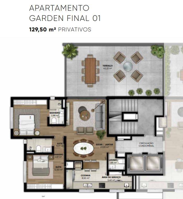 Apartamento à venda com 2 quartos, 87m² - Foto 13