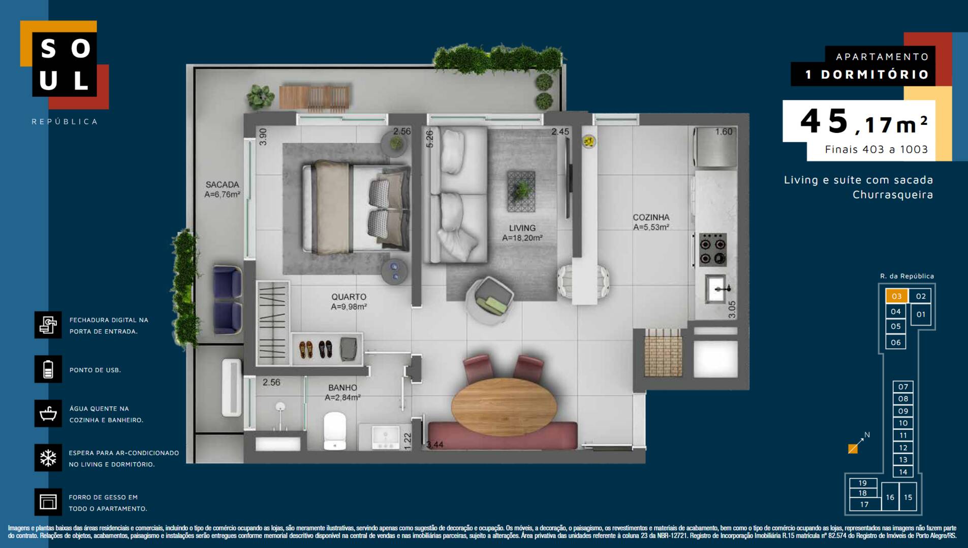 Apartamento, 1 quarto, 36 m² - Foto 24