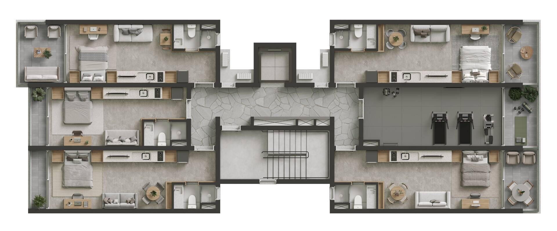 Apartamento à venda com 1 quarto, 90m² - Foto 19