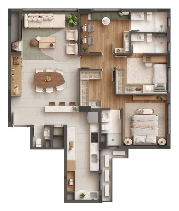 Apartamento, 3 quartos, 121 m² - Foto 27