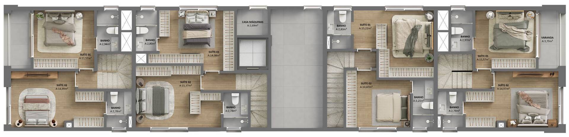 Apartamento, 2 quartos, 51 m² - Foto 10