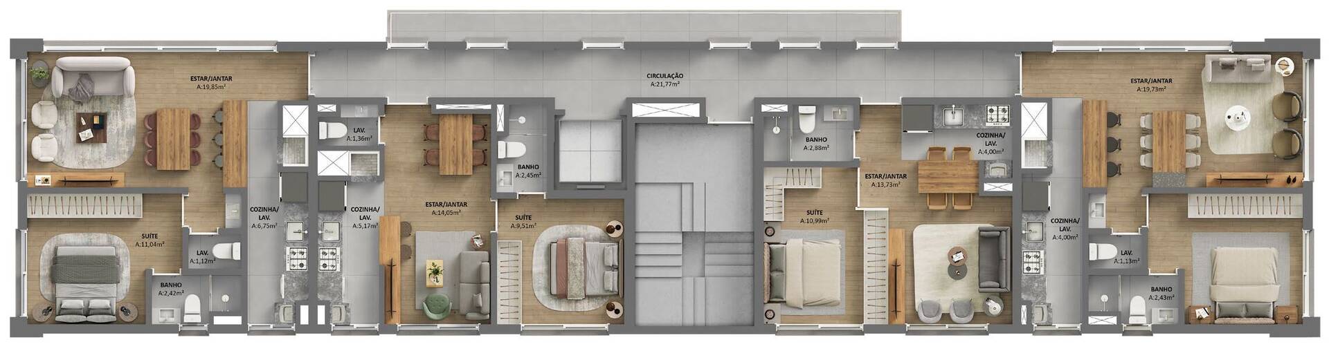 Apartamento, 2 quartos, 51 m² - Foto 14