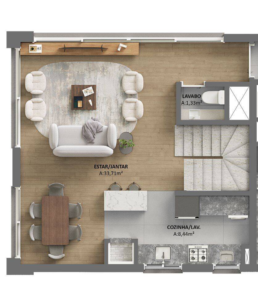 Apartamento, 2 quartos, 51 m² - Foto 21