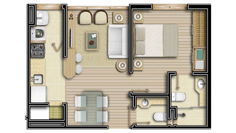 Apartamento, 2 quartos, 59 m² - Foto 21