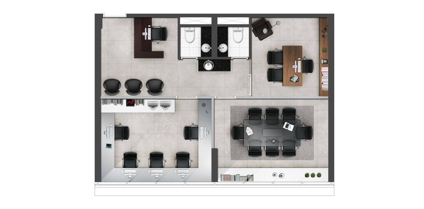 Conjunto Comercial-Sala à venda com 1 quarto, 37m² - Foto 19