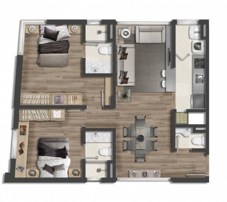 Apartamento à venda com 2 quartos, 77m² - Foto 16